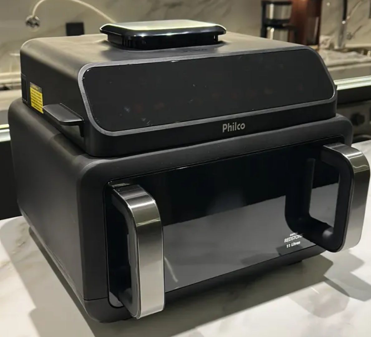 ♨️ Air Fryer Barbecue Philco 11L, 10 em 1, Visor Glass, 1900w