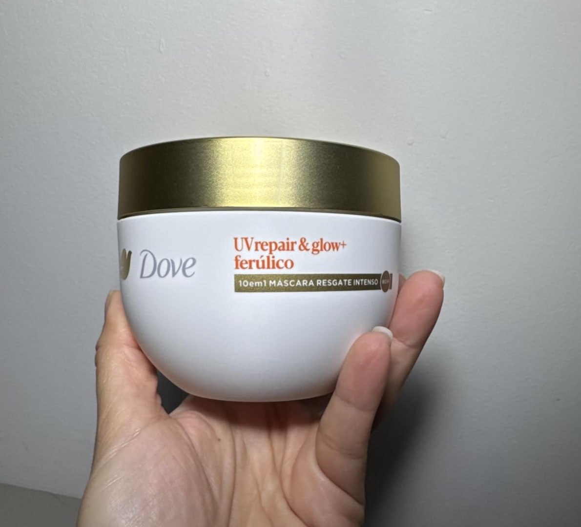 ✅ Máscara de Resgate Intenso UV Repair & Glow + Ferúlico - Dove 250g
