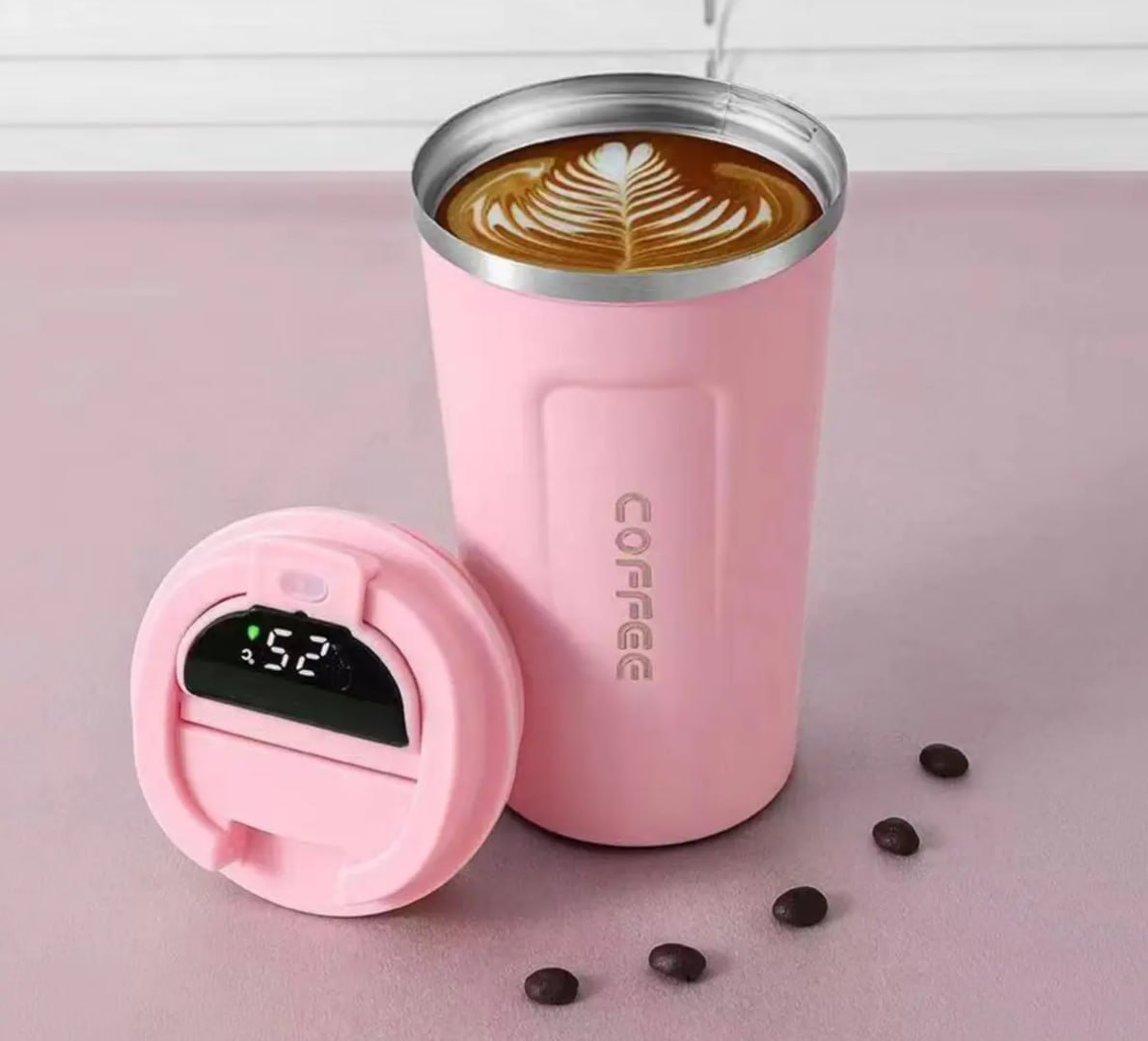 ✅ Copo Térmico Coffee Inox com Tampa Anti-vazamento