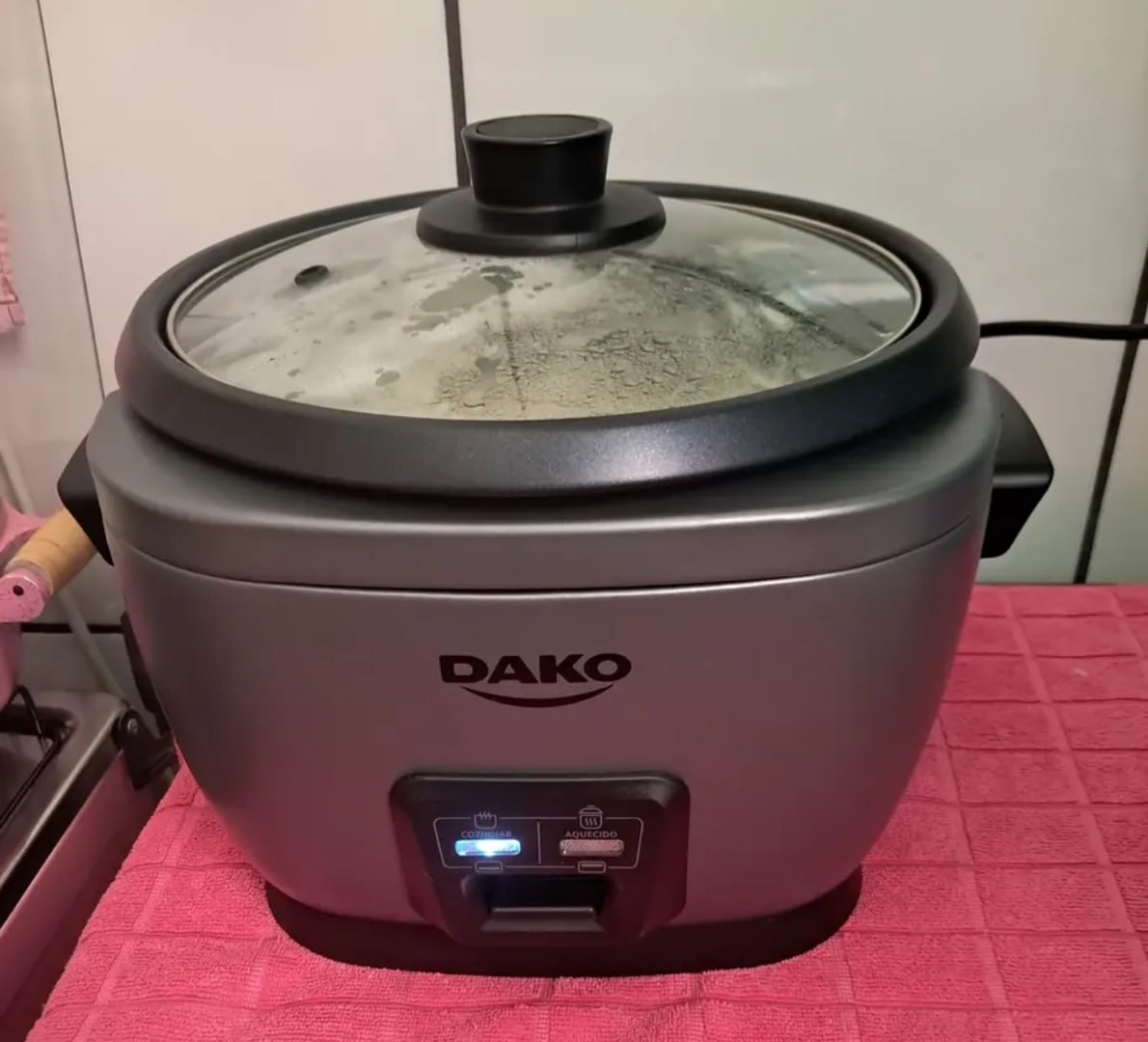 🥘 Panela De Arroz Elétrica Dako 700w 4 Litros Cinza