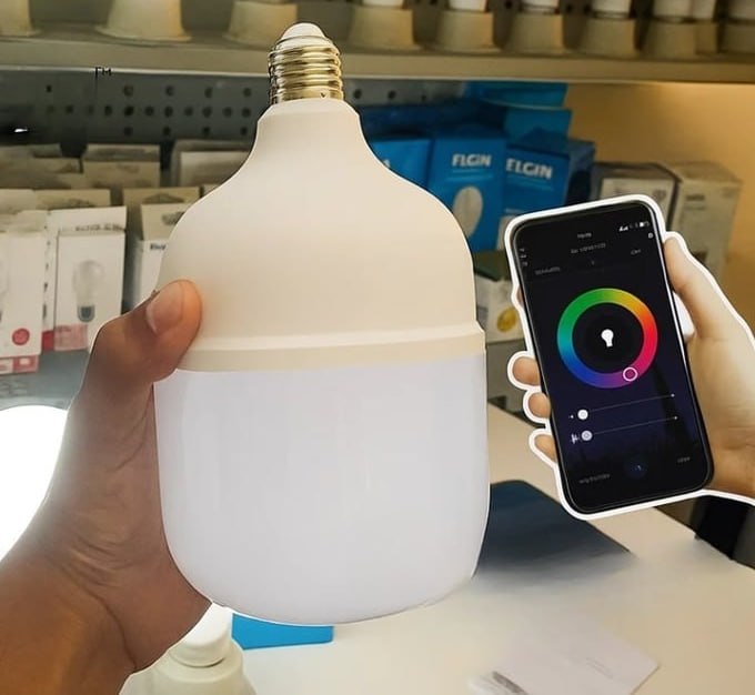 💡 Lâmpada Inteligente Alta Potência 20W Elgin
