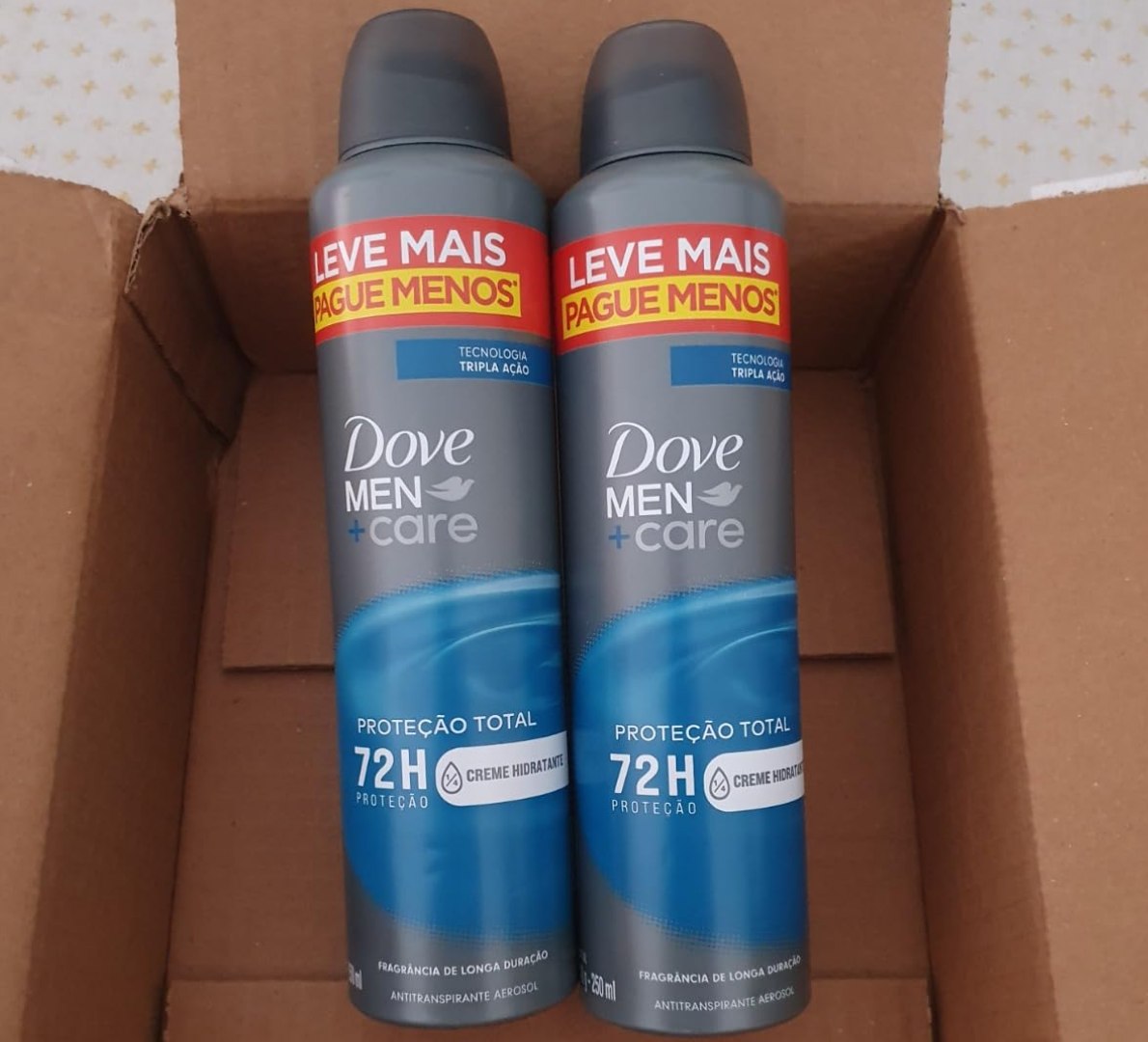 💨 Dove Men+Care Antitranspirante Aerosol Proteção Total 250mL