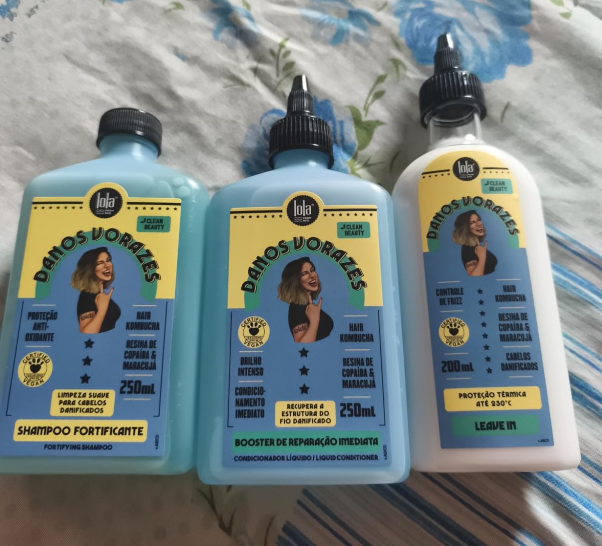 ✅ Kit Danos Vorazes (Shampoo + Condicionador + Leave in) - Lola From Rio
