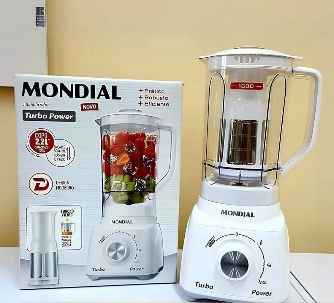 🌪 Liquidificador Turbo Power Mondial 550W