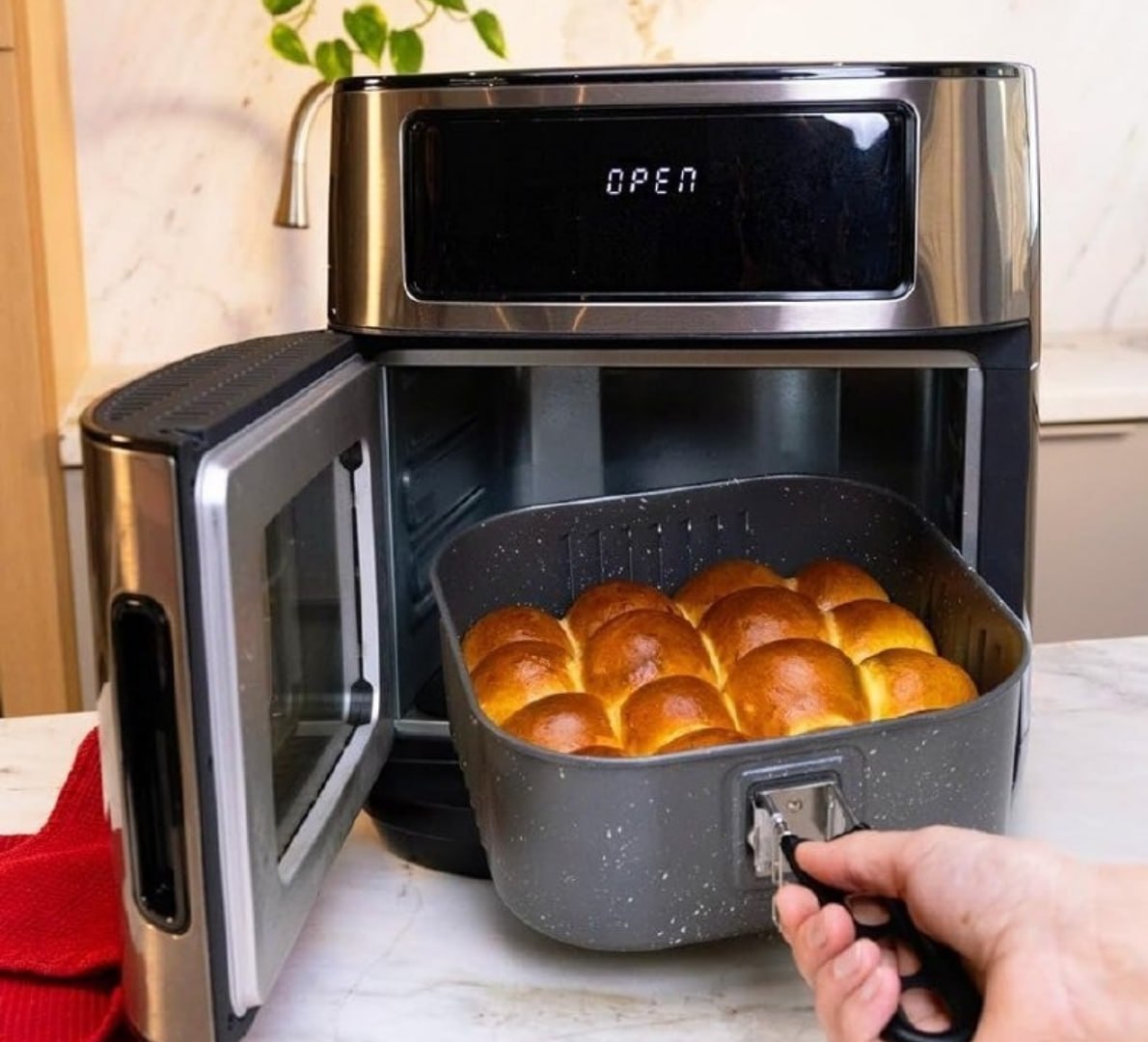 ♨️ Fritadeira Elétrica WAP Oven Digital Black Inox 12L 220V