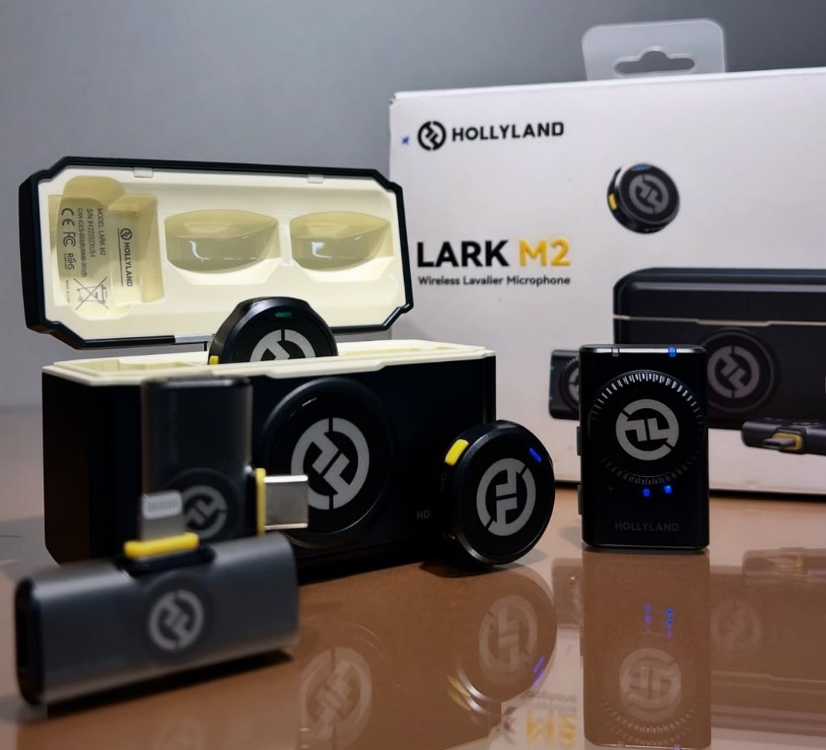 🎙 Microfone de Lapela Hollyland Lark M2