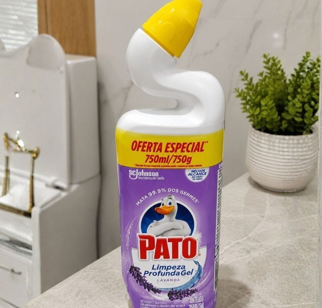 🫧 Pato Limpador Sanitário Gel Desinfetante, Lavanda, 750ml