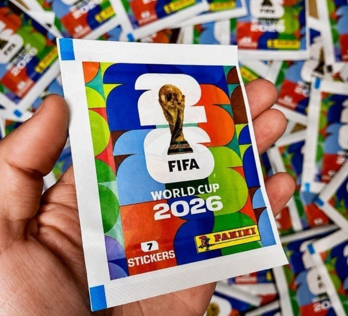 ⚽️ Kit 70 Figurinhas do Álbum Copa do Mundo 2026 (10 pacotes)