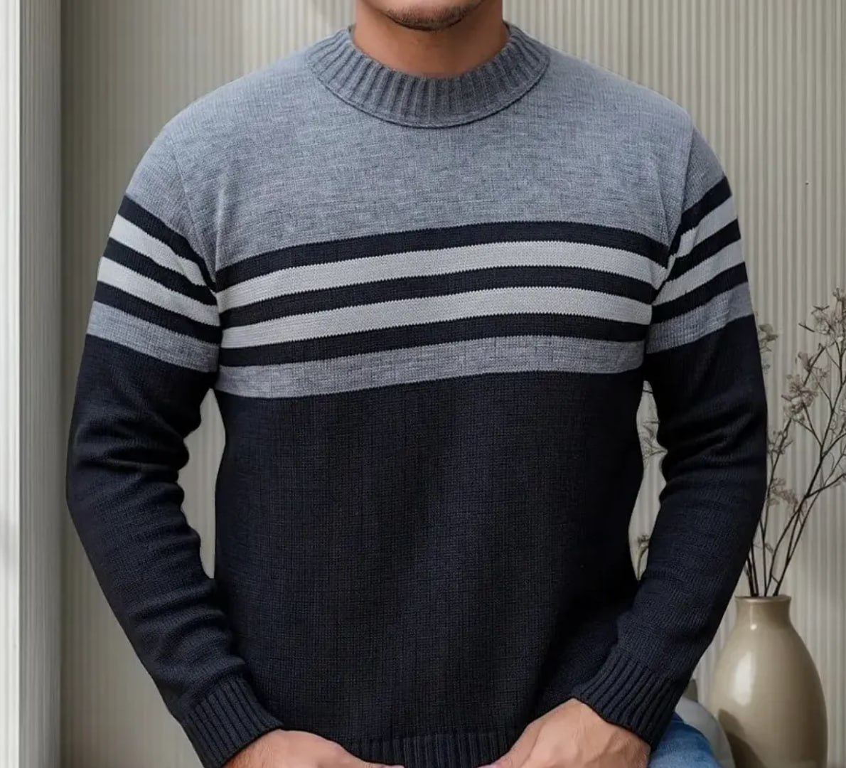 🧥 Suéter Tricot Masculino