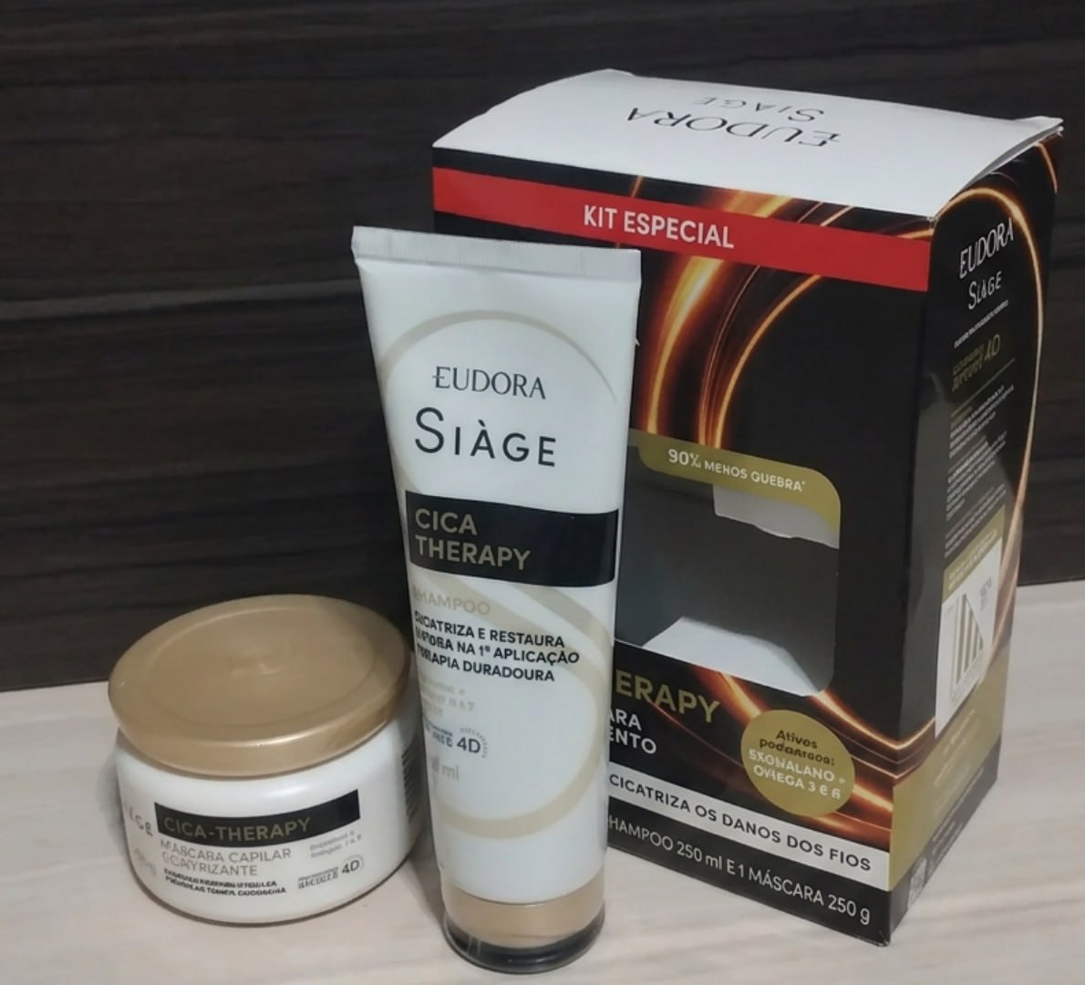 🧴 Eudora Siage Cica-therapy (Shampoo+ Máscara)