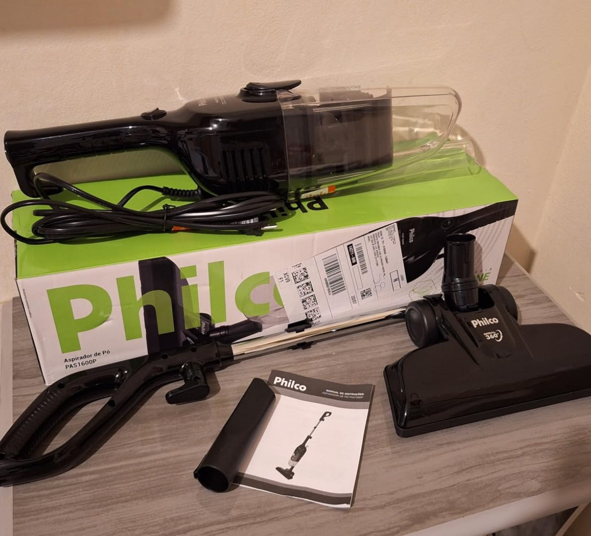 ✅ Aspirador de Pó Philco Vertical 2 em 1 1450w 127v
