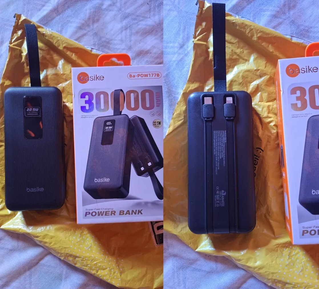 🔋 Power Bank KiNVO Basike Turbo 2.0 de 30000 mAh