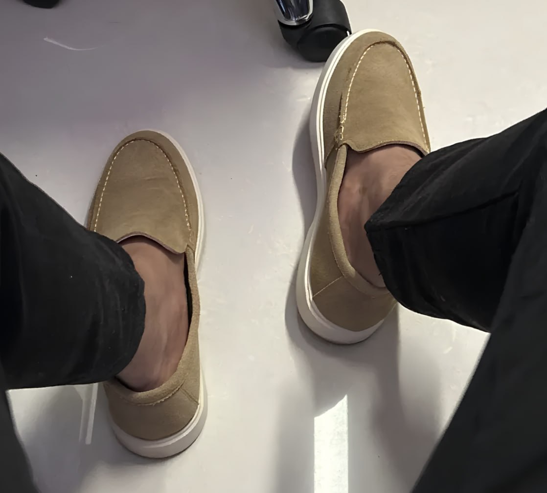 👟 Mocassim Em Camurça Esporte Fino Old Money (7 Cores)