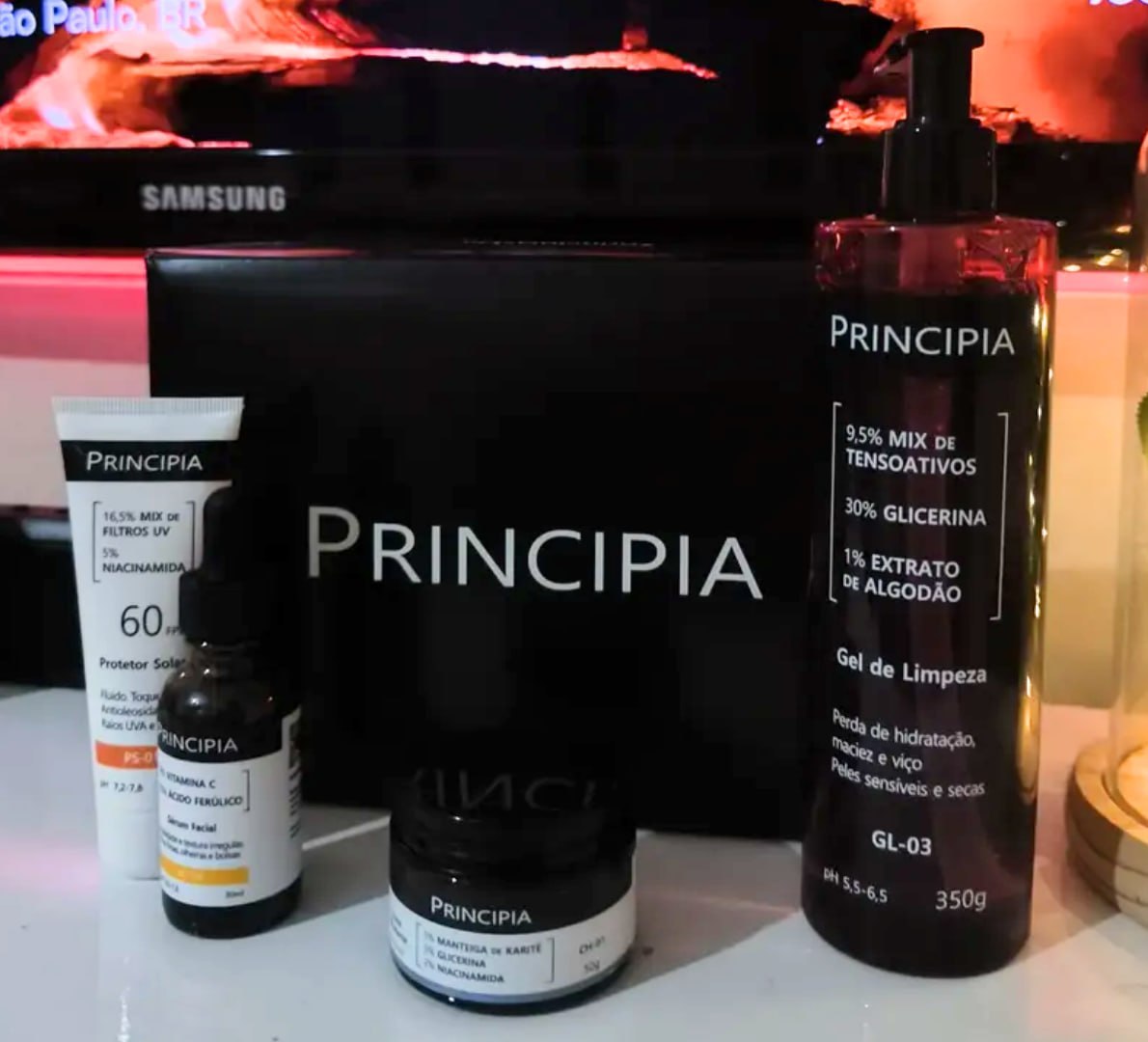 🧴 Principia Kit Essencial GL-03 + CH + VC + PS, Dia/noite