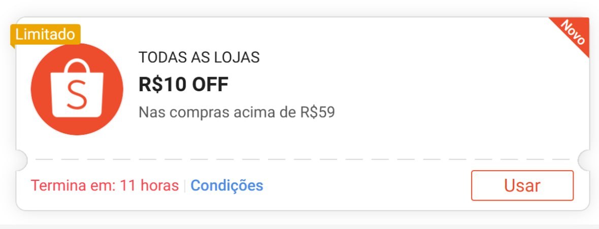 🚨 NOVO CUPOM SHOPEE 🚨