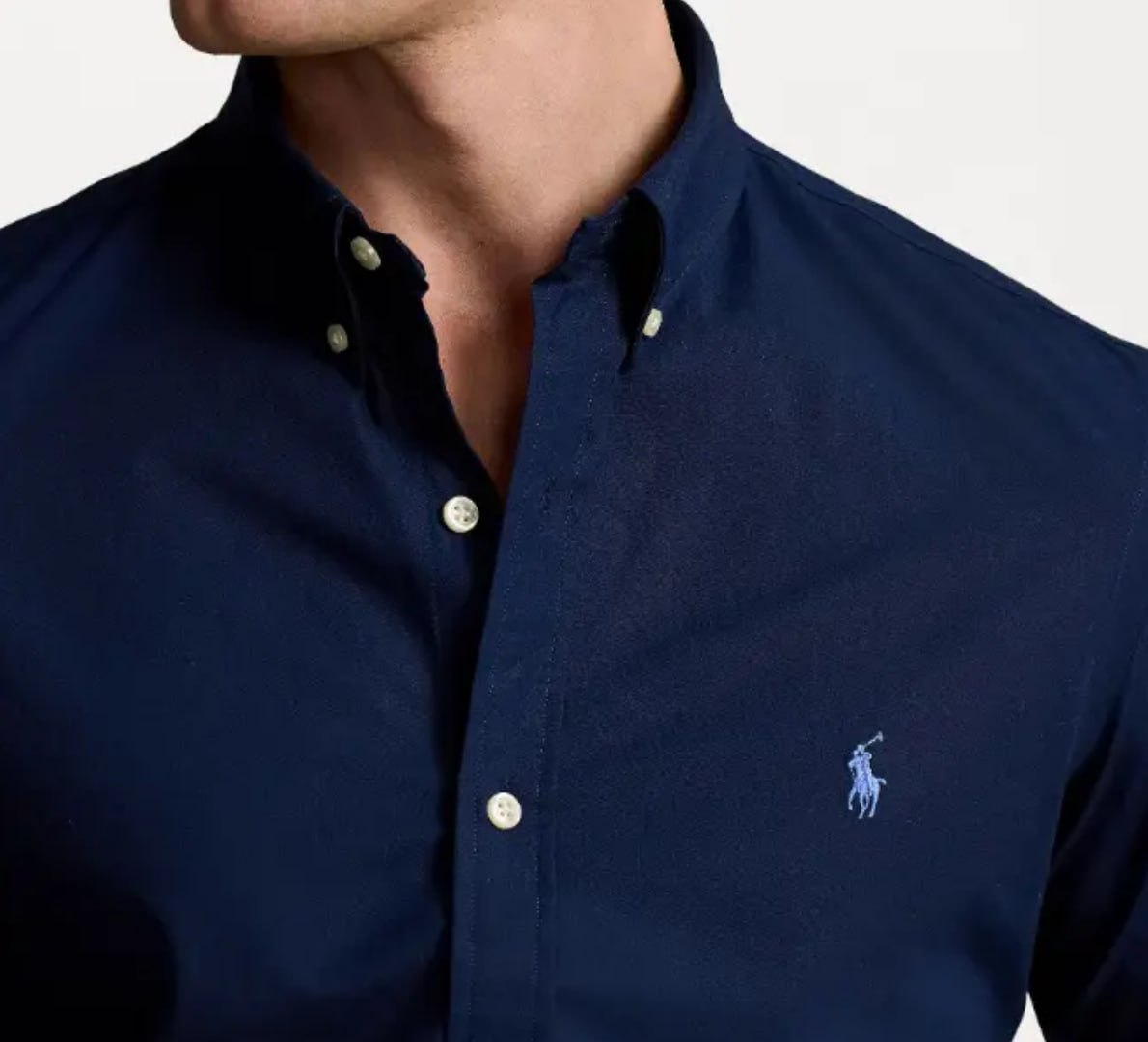👕 Camisa Ralph Lauren Custom Fit Oxford