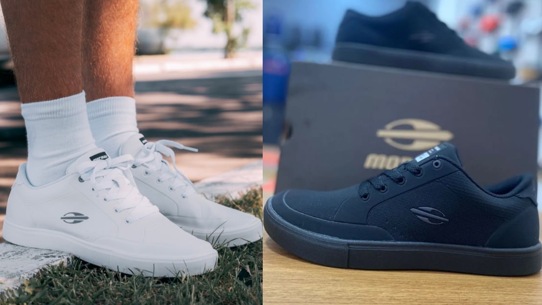 👟 Tênis Casual Urban Free Conforto Street Original - Preto ou Branco