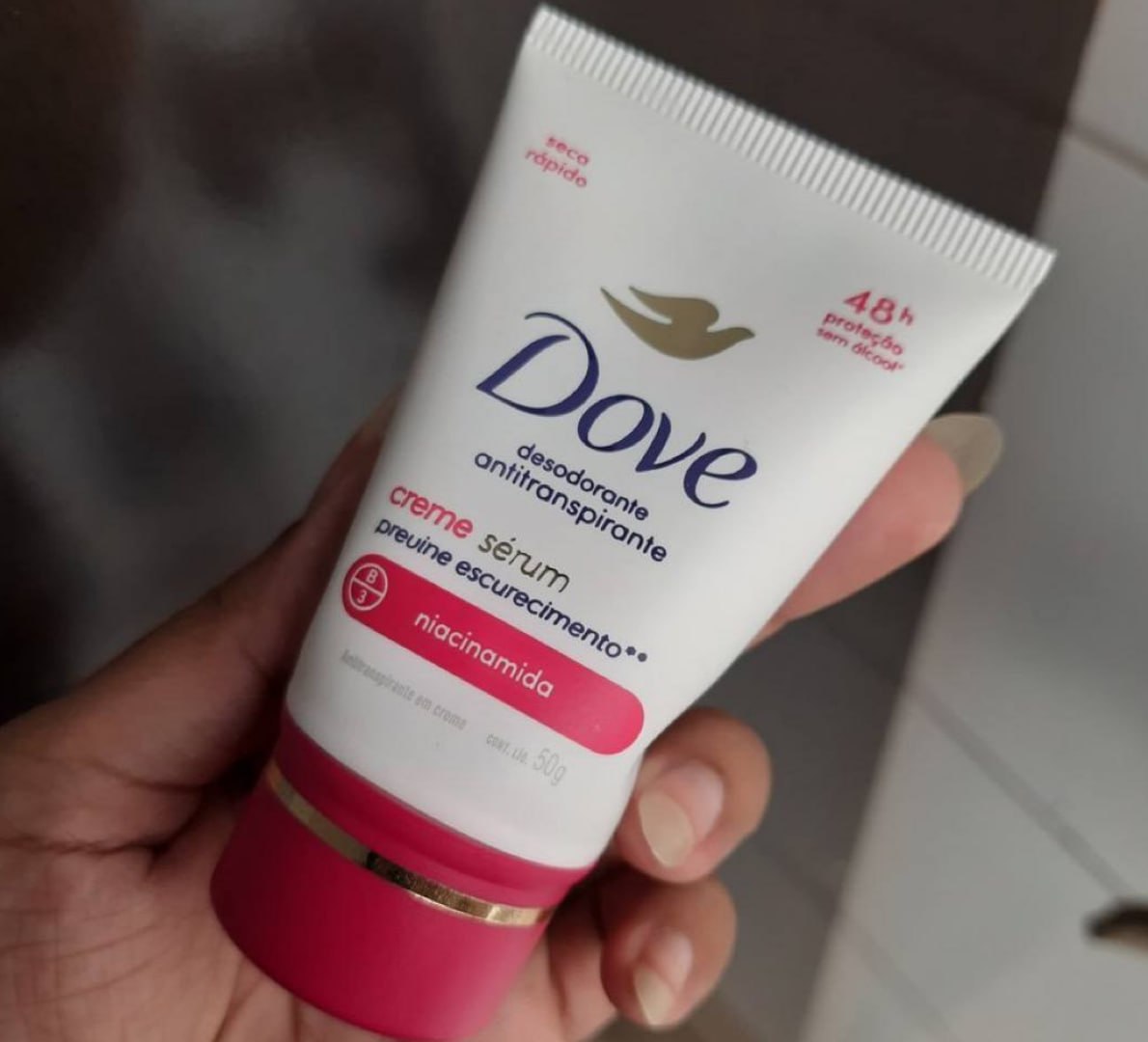 ✅ Dove Desodorante Antitranspirante em Creme Previne Escurecimento 50g