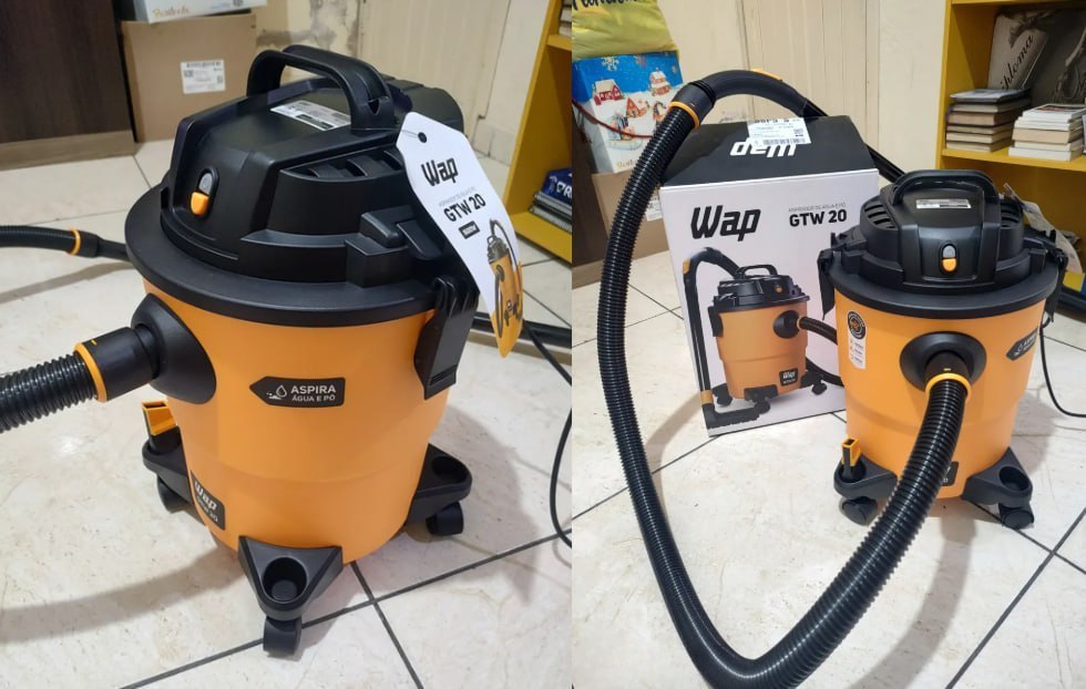 ✅ Aspirador de Pó e Água Profissional WAP GTW 20 1600W - 127V