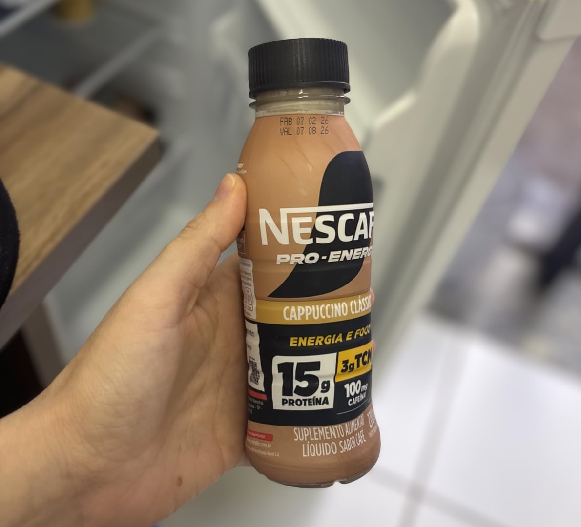 💪 Suplemento Alimentar Nescafé Pro-Energy Capuccino 15g proteína 270ml - 6 unidades