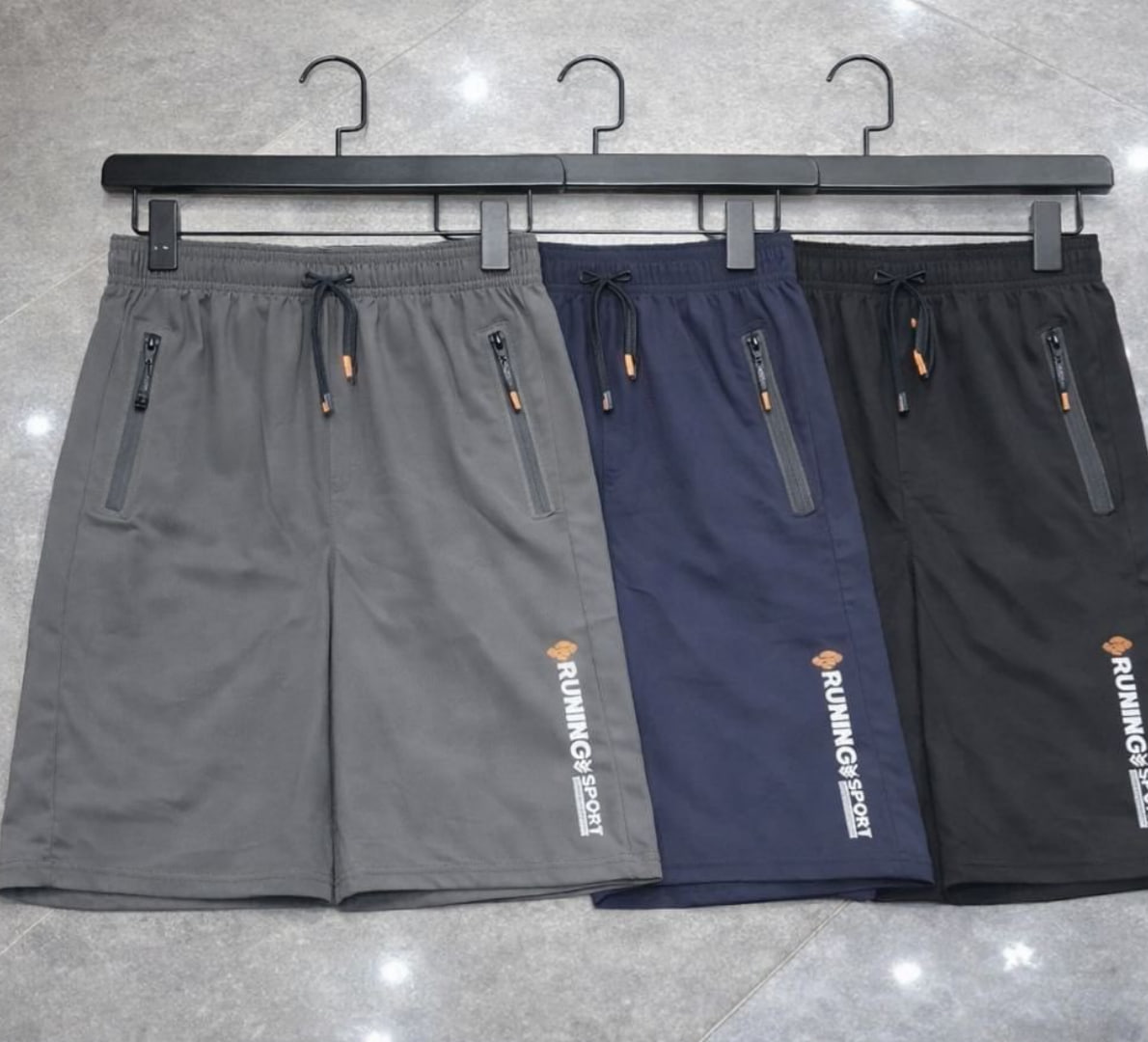 🩳 Kit com 3 Bermudas Dry Fit