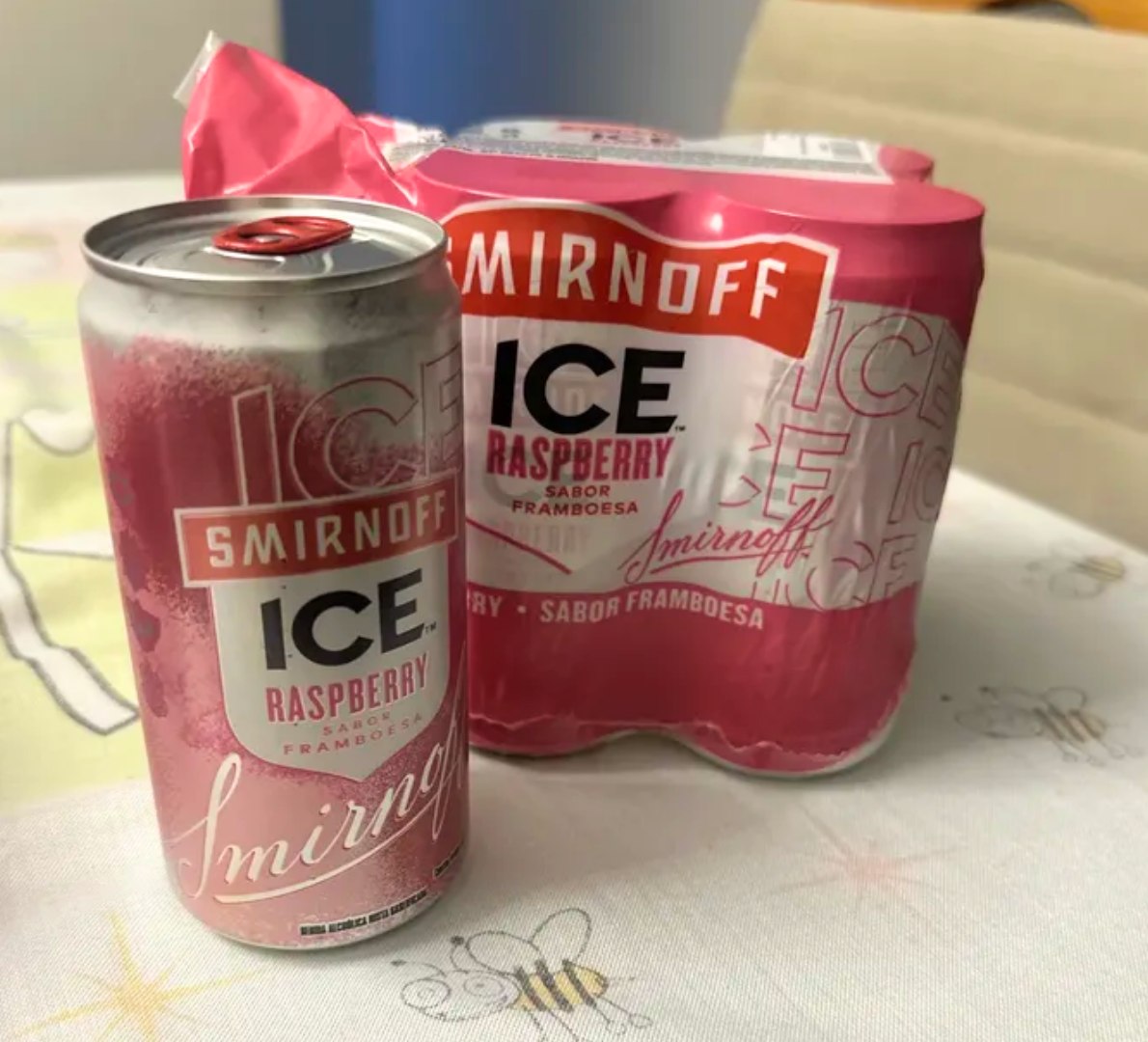 🍹 Vodka Smirnoff Ice Raspberry 269ml - 6 unidades
