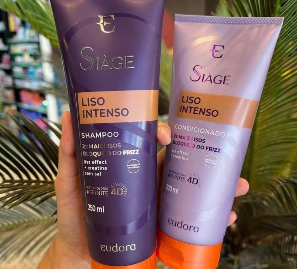 š«§ Eudora SiĆ ge Promopack Shampoo + Condicionador Liso Intenso