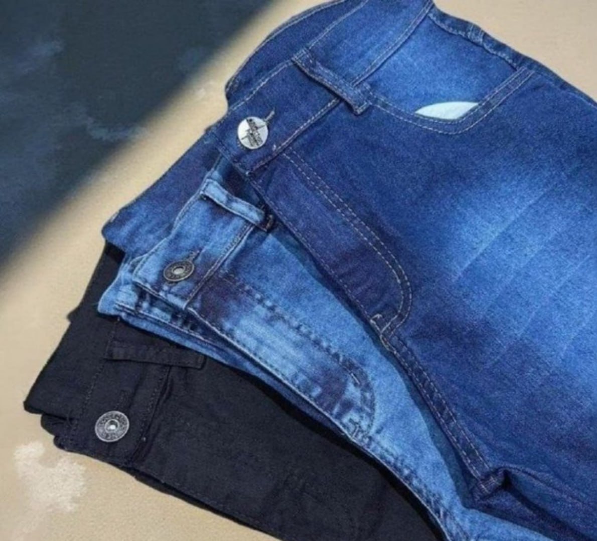 👖 Kit 3 Calças Jeans com Elastano
