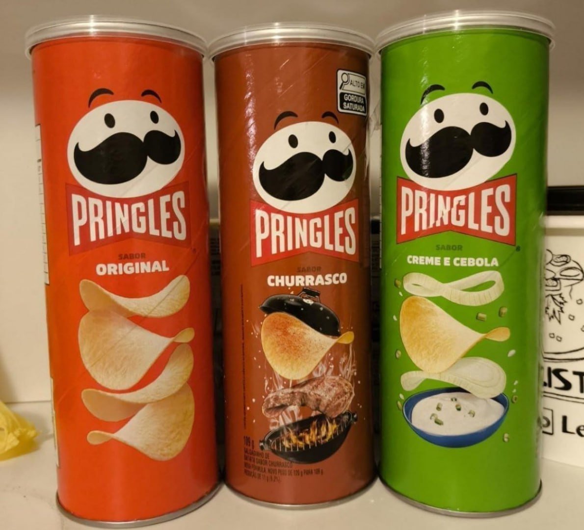 š„ Tripack Batata Frita Pringles Festa do Futebol 322g