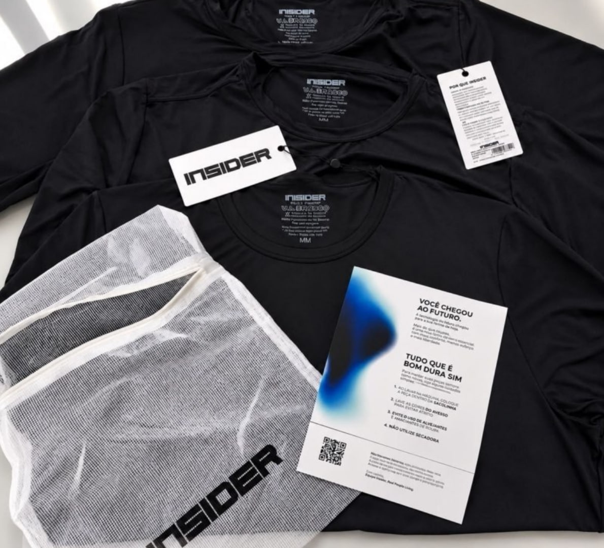 👕 Kit 3 Camisetas Light T-shirt Insider