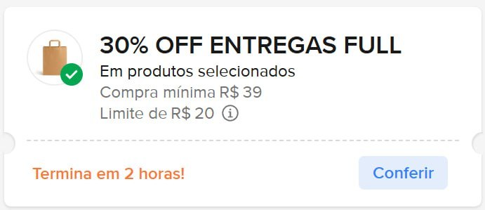 Produtos selecionados