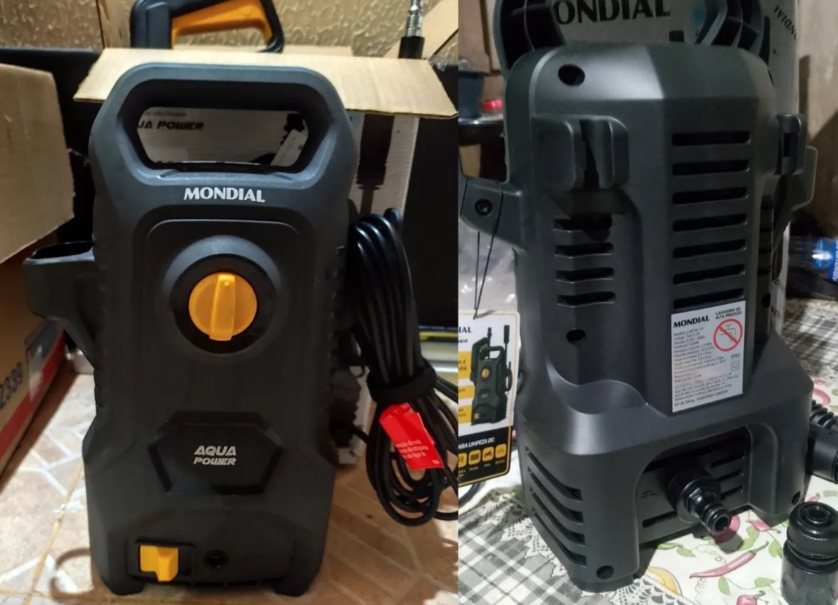 💧 Lavadora de Alta Pressão Aqua Power Mondial 1400w