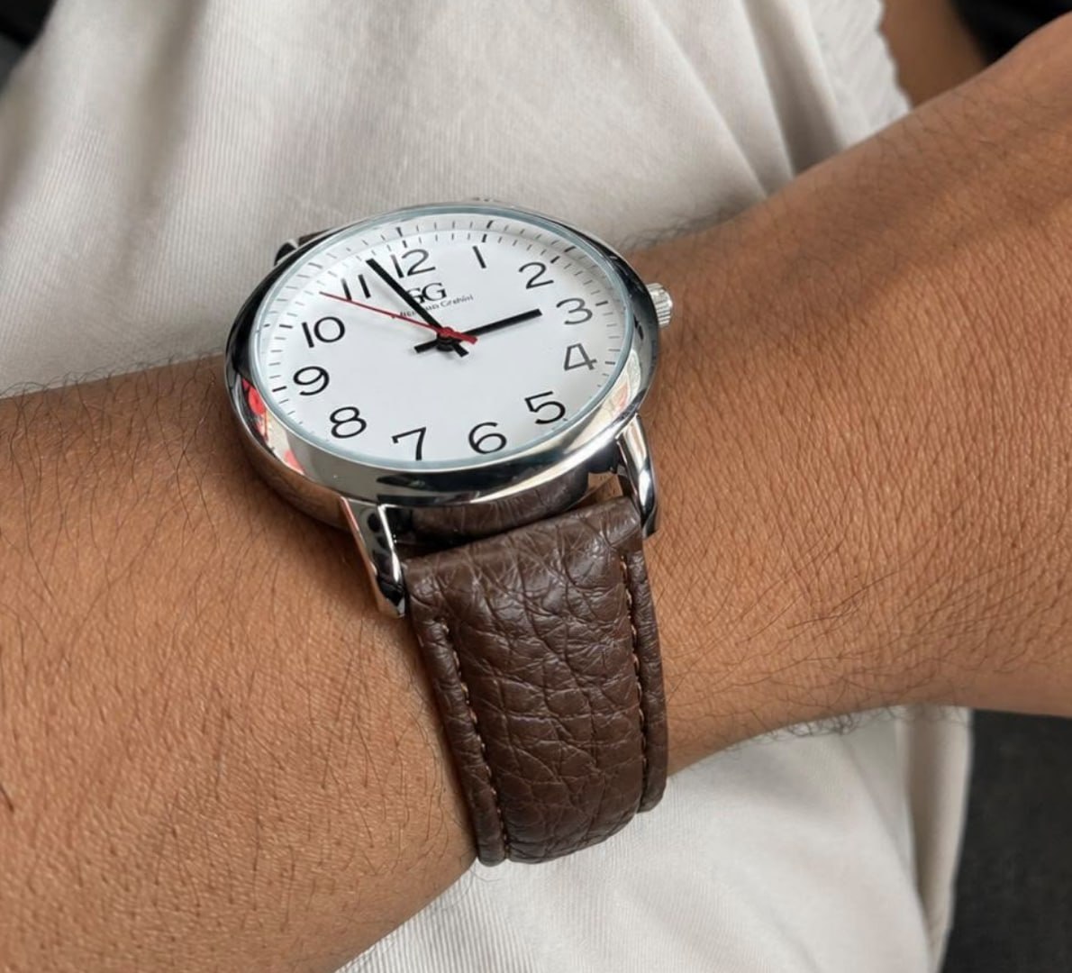 ⌚️ Relógio Chrowl Saint Germain 40mm Correia de Couro