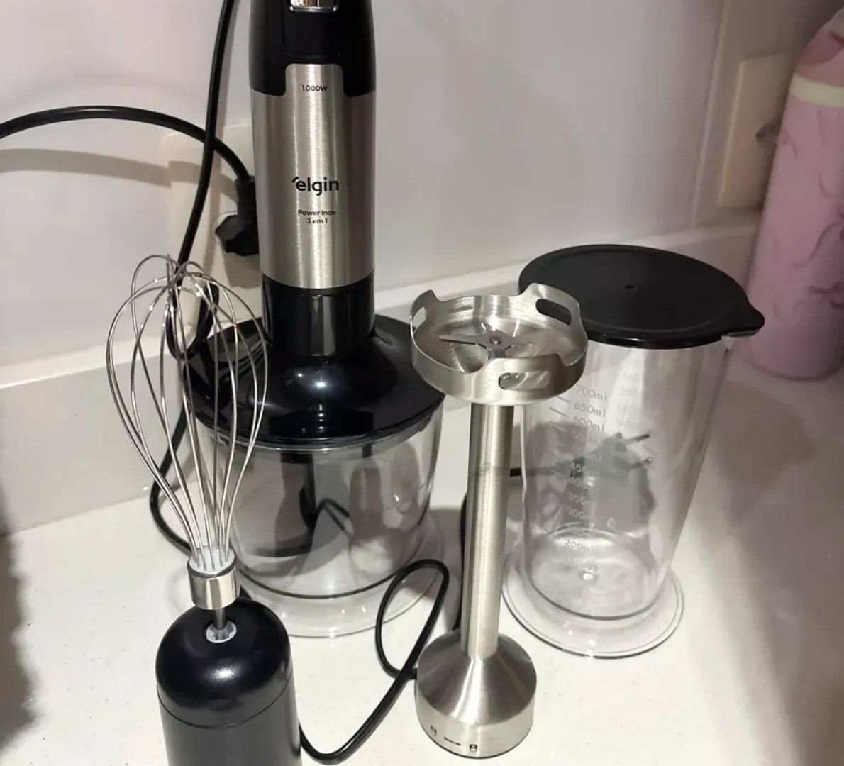 ✅ Mixer Power Inox 3 Em 1 Elgin 1.000W 127V
