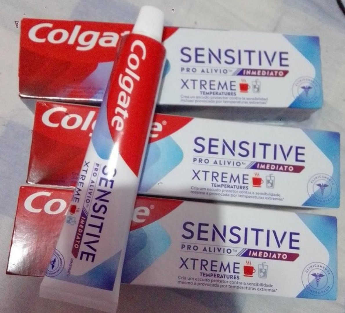 🦷 3 unid Colgate Creme dental Sensitive Pro Alívio Imediato Xtreme