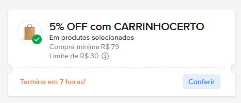 🚨 NOVO CUPOM MERCADO LIVRE
