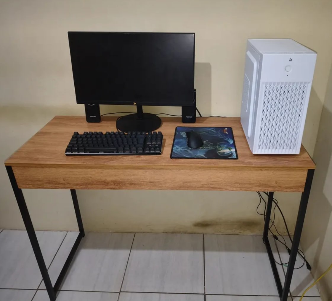 ✅ Escrivaninha Industrial 110x110x75cm