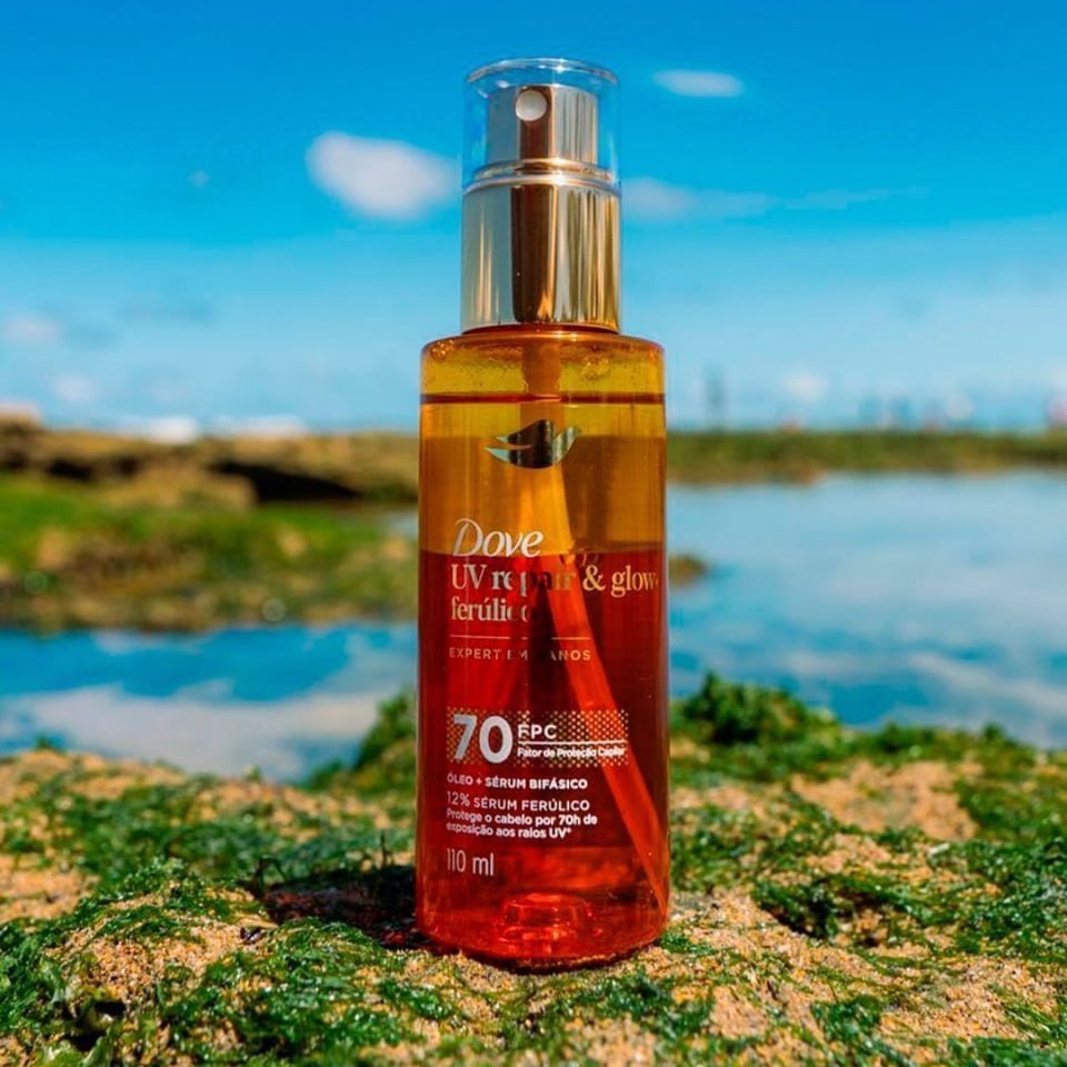 ✅ Dove Óleo e Sérum Bifásico UV Repair & Glow + Ferúlico 110ml