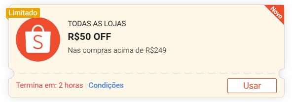 🚨 CUPOM NA SHOPEE 🆕