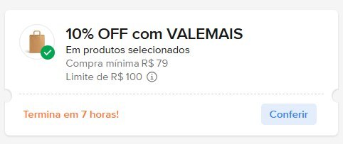 🚨 NOVO CUPOM MERCADO LIVRE