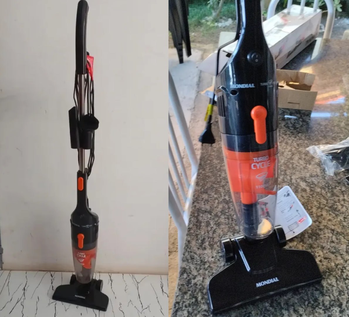 ✅ Aspirador de Pó Vertical Turbo Cycle Mondial 1100W 220v