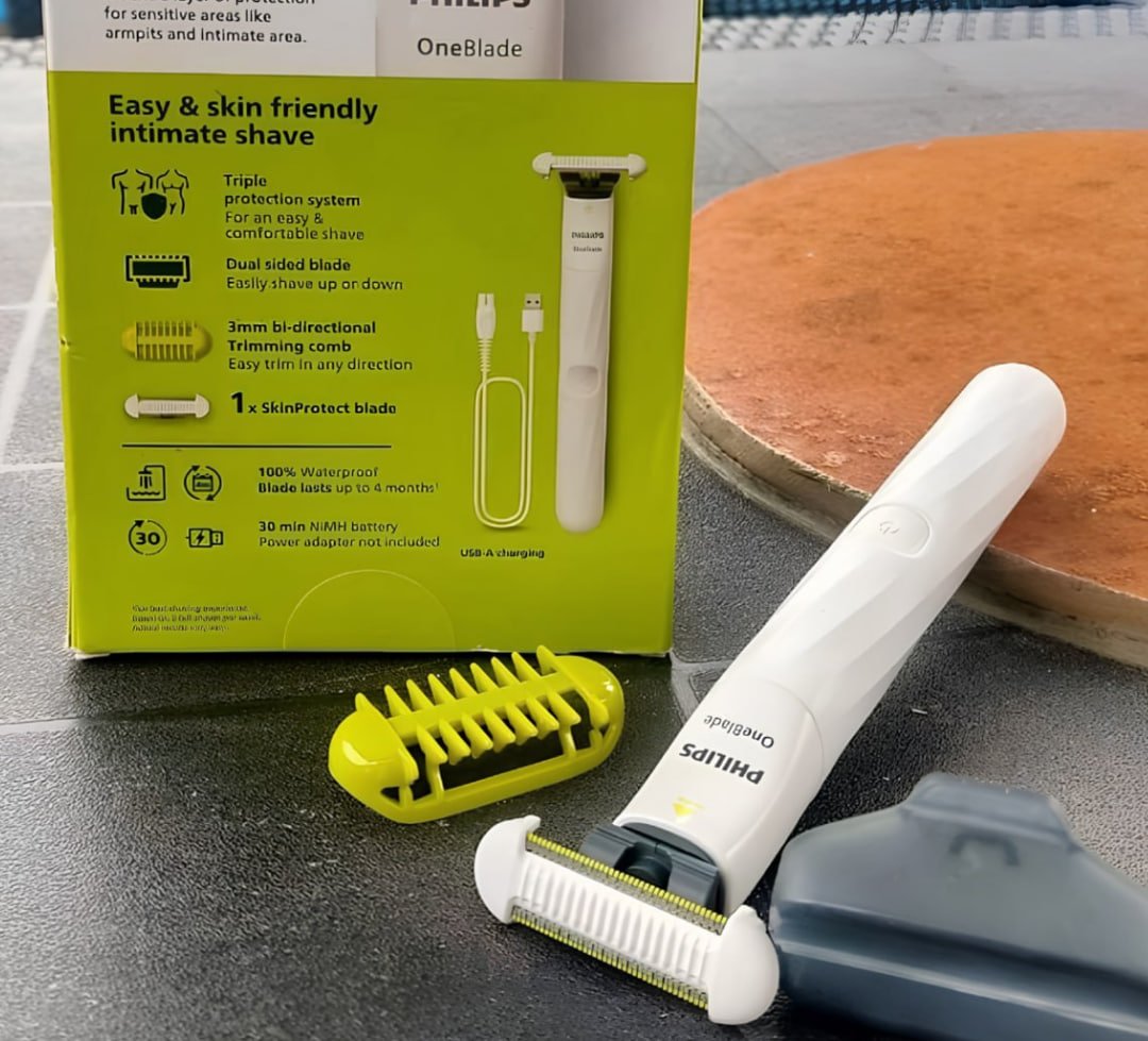 🪒 Aparador e Raspador Oneblade Intimate Philips