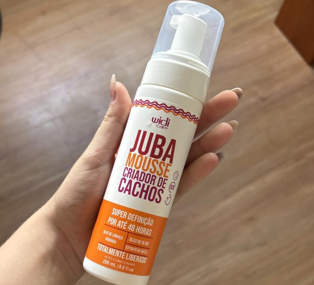 🧴 Widi Care Mousse Finalizador Juba Criador de Cachos 200ml
