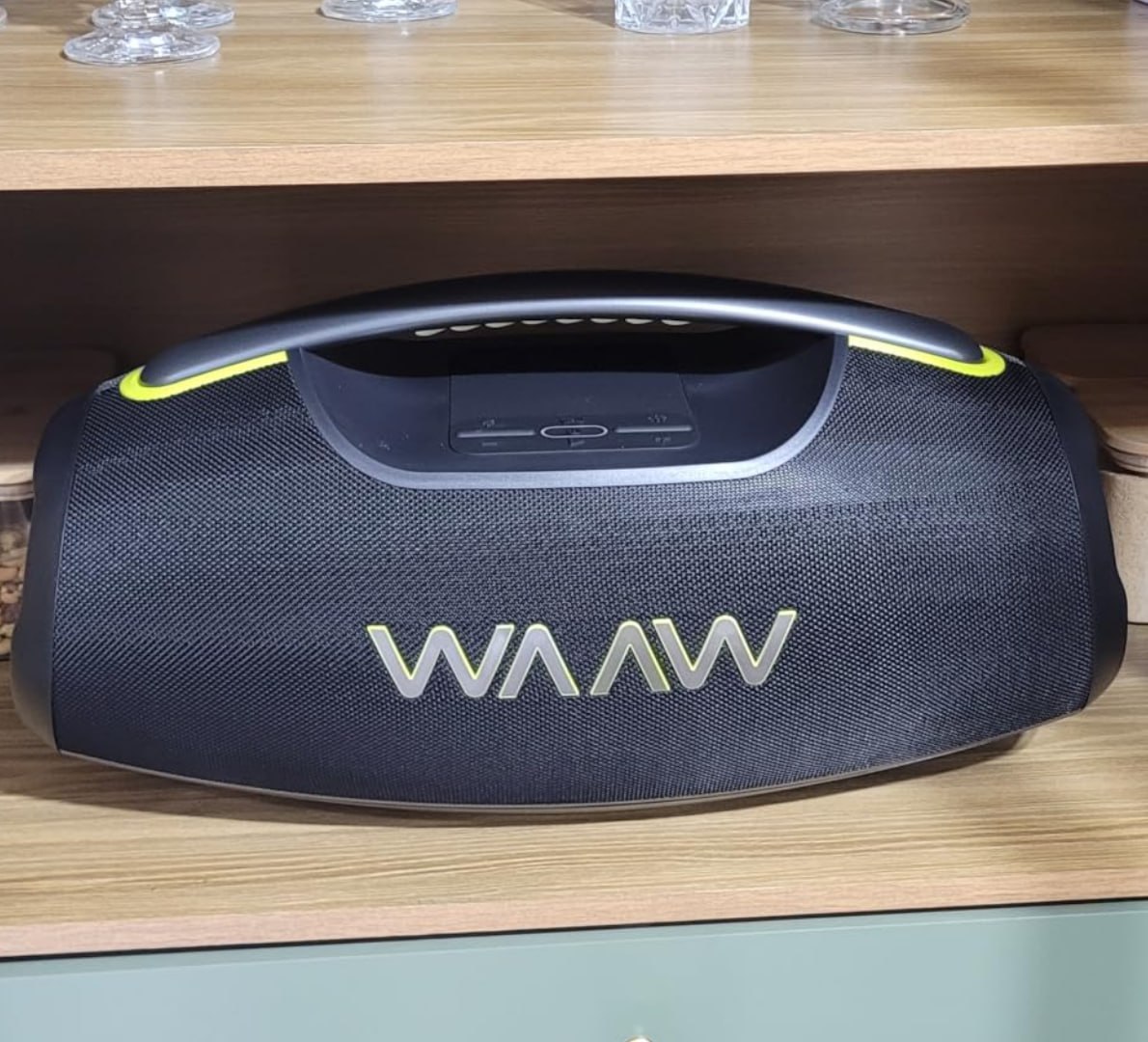 🔊 Caixa de Som WAAW by ALOK HYPERBOOM 1000 Bluetooth, TWS, 180W RMS
