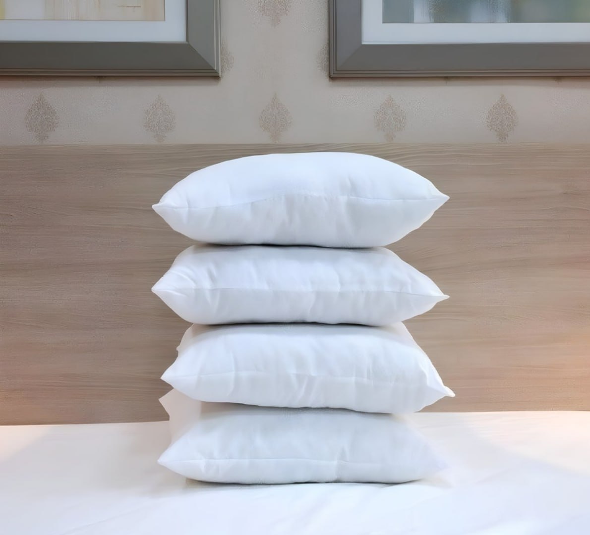 🛌 4 Travesseiros Antialérgico Impermeável 50x70