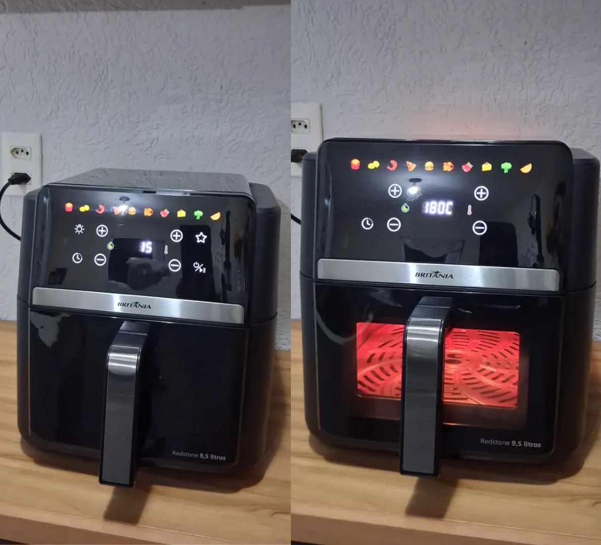 ♨️ Air Fryer Britânia 9,5l Painel Digital 1800w
