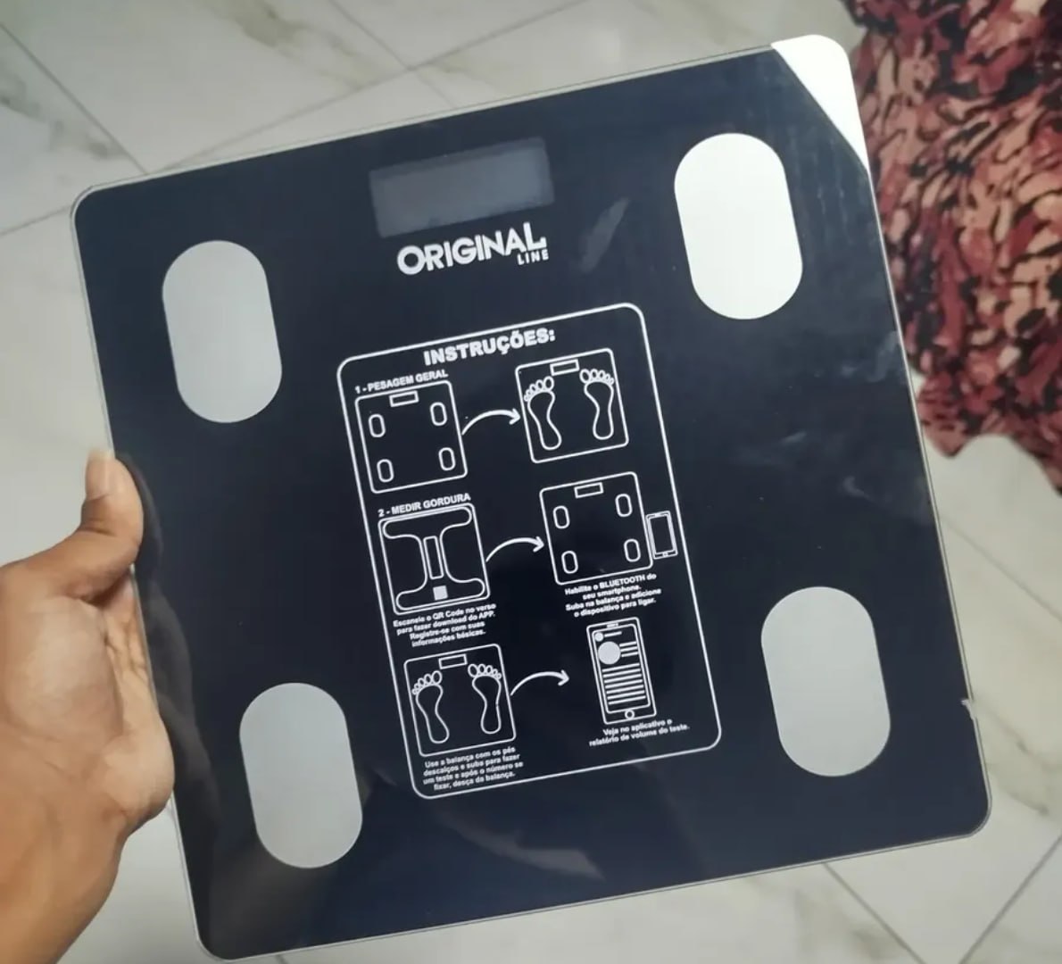 ⚖️ Balança Digital Bioimpedância Bluetooth Davely
