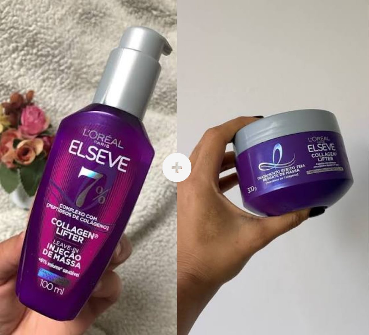 🫧 Kit Colágeno Lifter L'oréal Paris (Creme Tratamento 300g + Sérum 100ml)