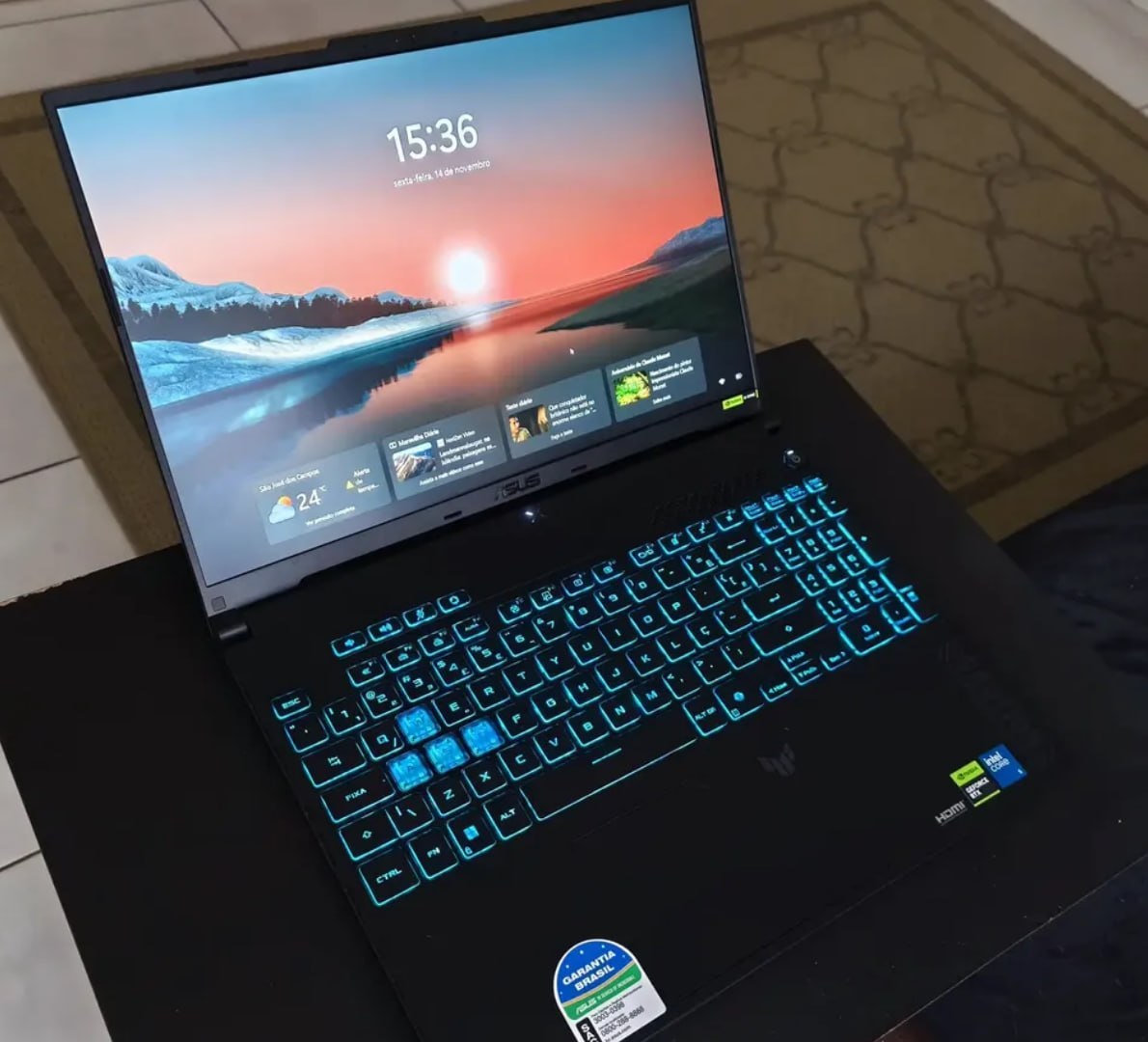 💻 Notebook ASUS TUF Gaming F16, Core 5 210H, RTX 4050, 16GB RAM, 512GB SSD, Windows 11, Tela 1...