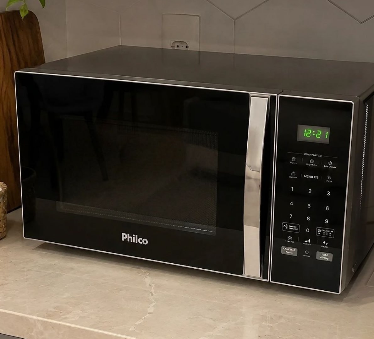 ♨️ Micro-ondas Philco 25L Função Tira Odor 220v